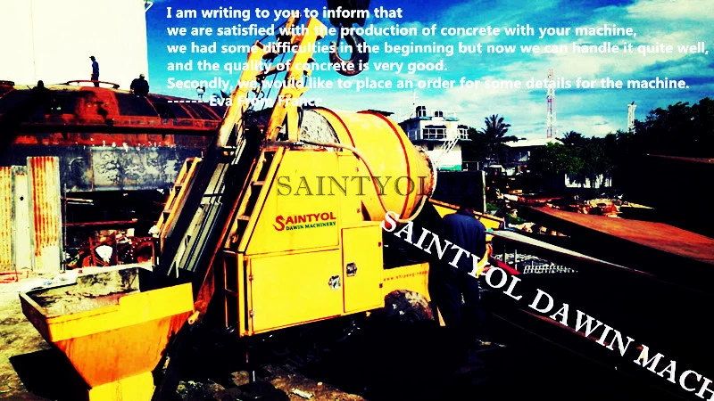 Diesel Self Loading Diesel Concrete Pump with Mixer Self Loading Beton Mixer with Pump