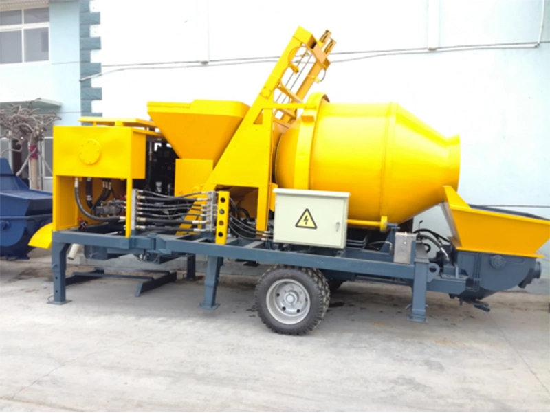 Diesel Electric Remote Control Concrete Pump Cement Mixer Conveying